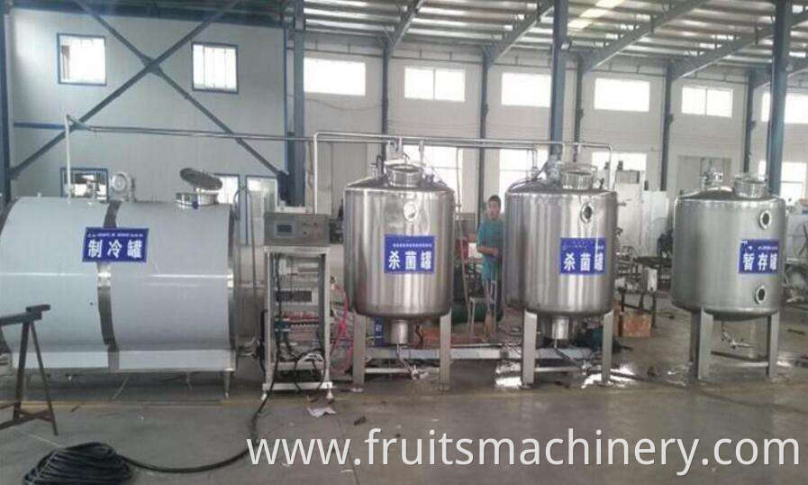 Small Scale Uht Milk Processing Plant